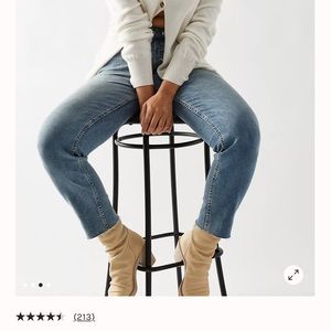 CRVY STRAIGHT FREE PEOPLE JEAN